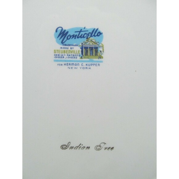 Steubenville Monticello Dinner plates 10.5" Set of 2 - Picture 4 of 8